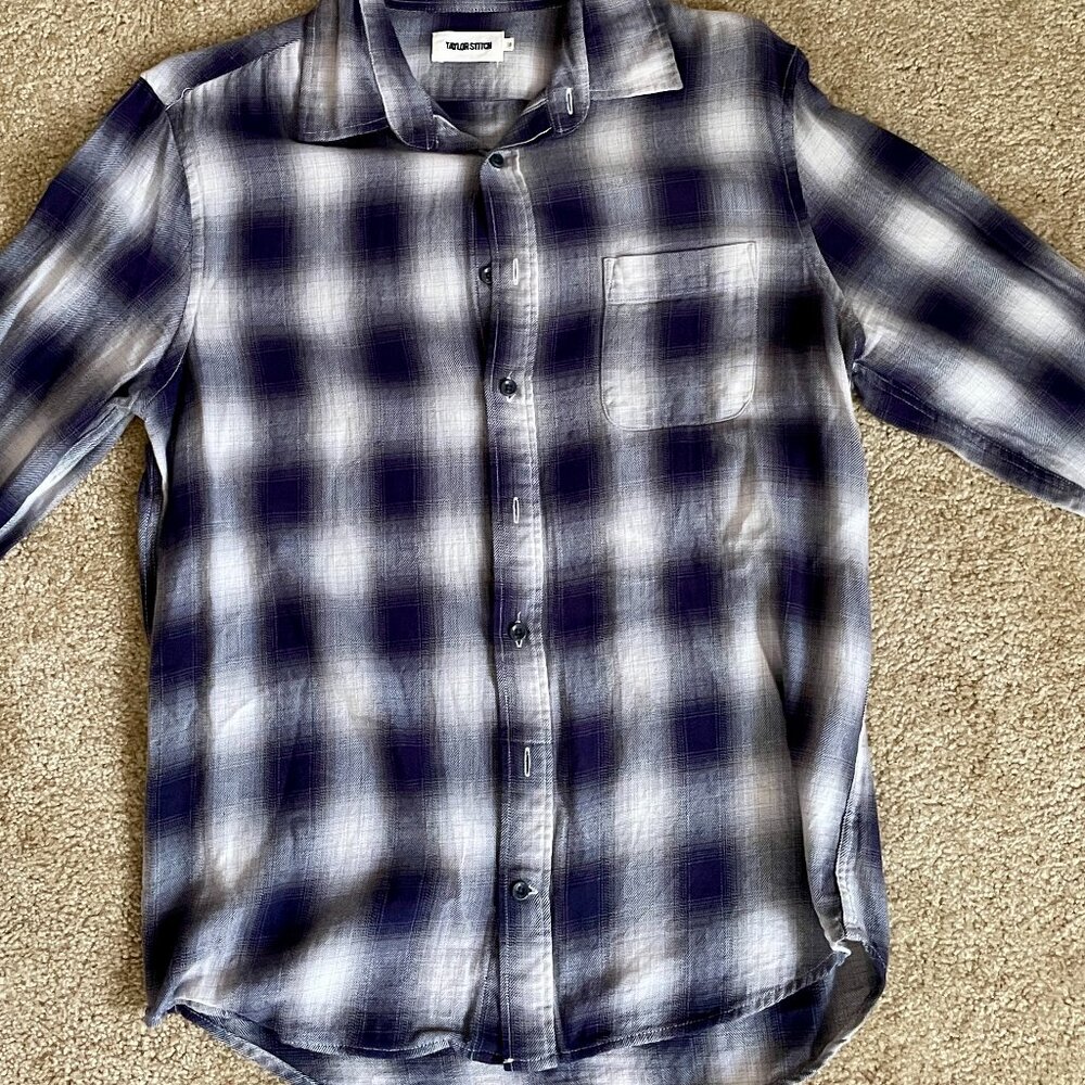 Taylor Stitch Men's Long Sleeved Shirt Size Small